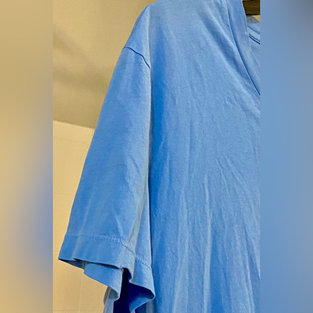 James Perse Size 3 Tall Men’s Blue VNeck Tee Shirt.Short sleeve.EC 100% Cotton - Picture 3 of 14